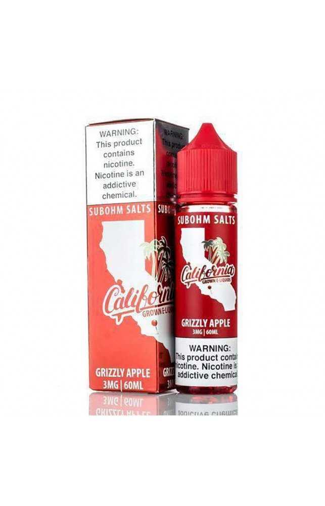 CALIFORNIA GROWN - GRIZZLY APPLE 60ML