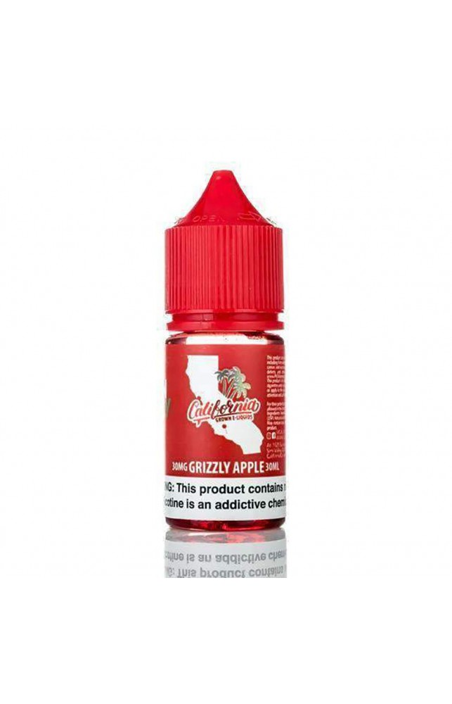 CALIFORNIA GROWN SALTS - GRIZZLY APPLE 30ML