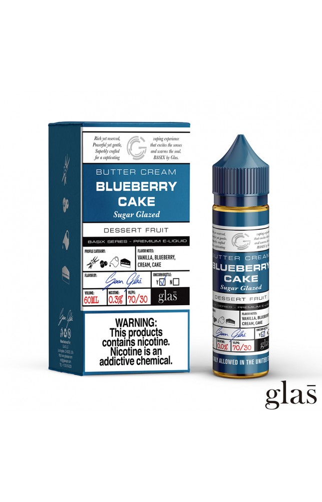 GLAS BASIX SERIES - BLUEBERRY CAKE 60ML