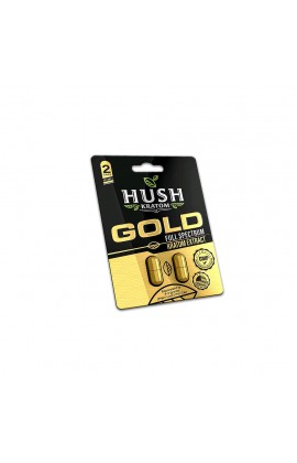 HUSH KRATOM - GOLD EXTRACT CAPS 2PK